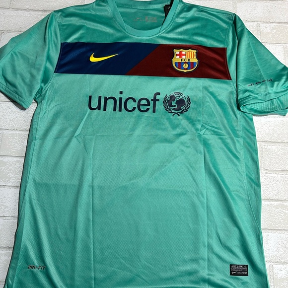 Nike Teal Authentic Soccer Jersey - Picture 1 of 6